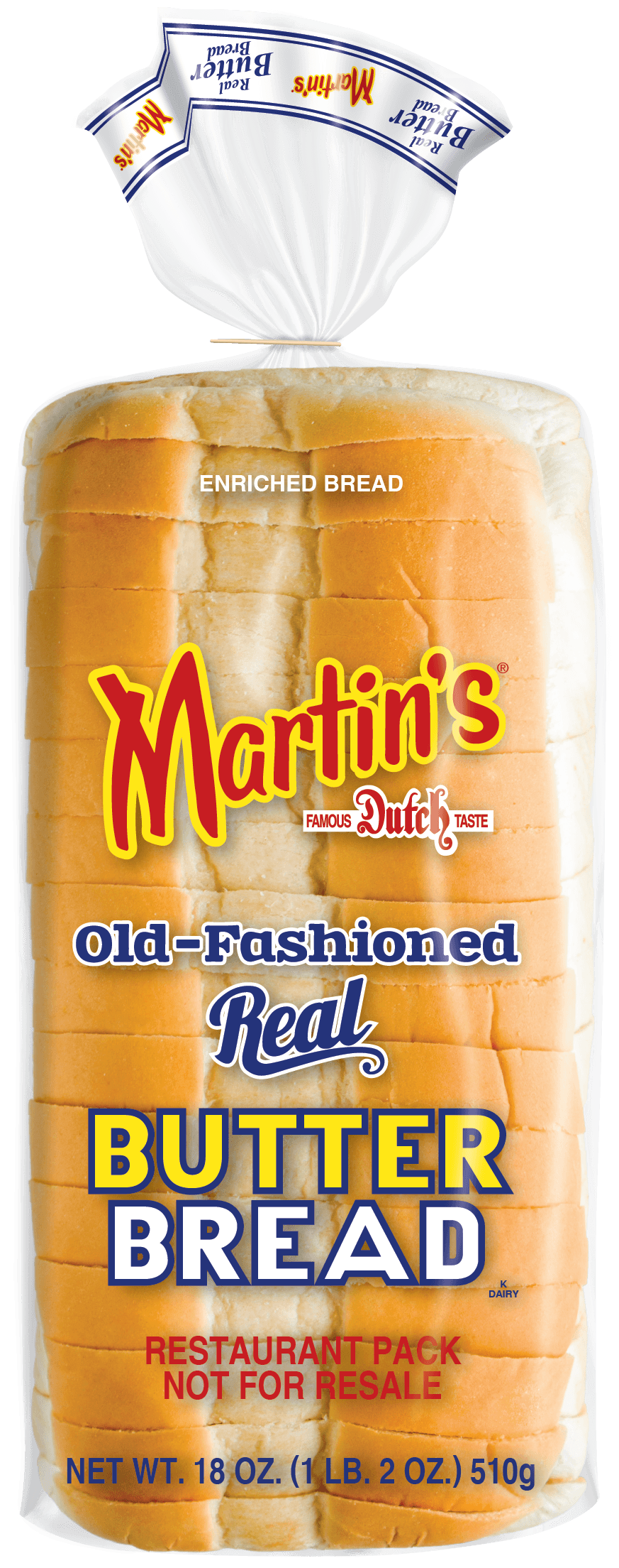 Martin's Old-Fashioned Real Butter Bread - Institutional
