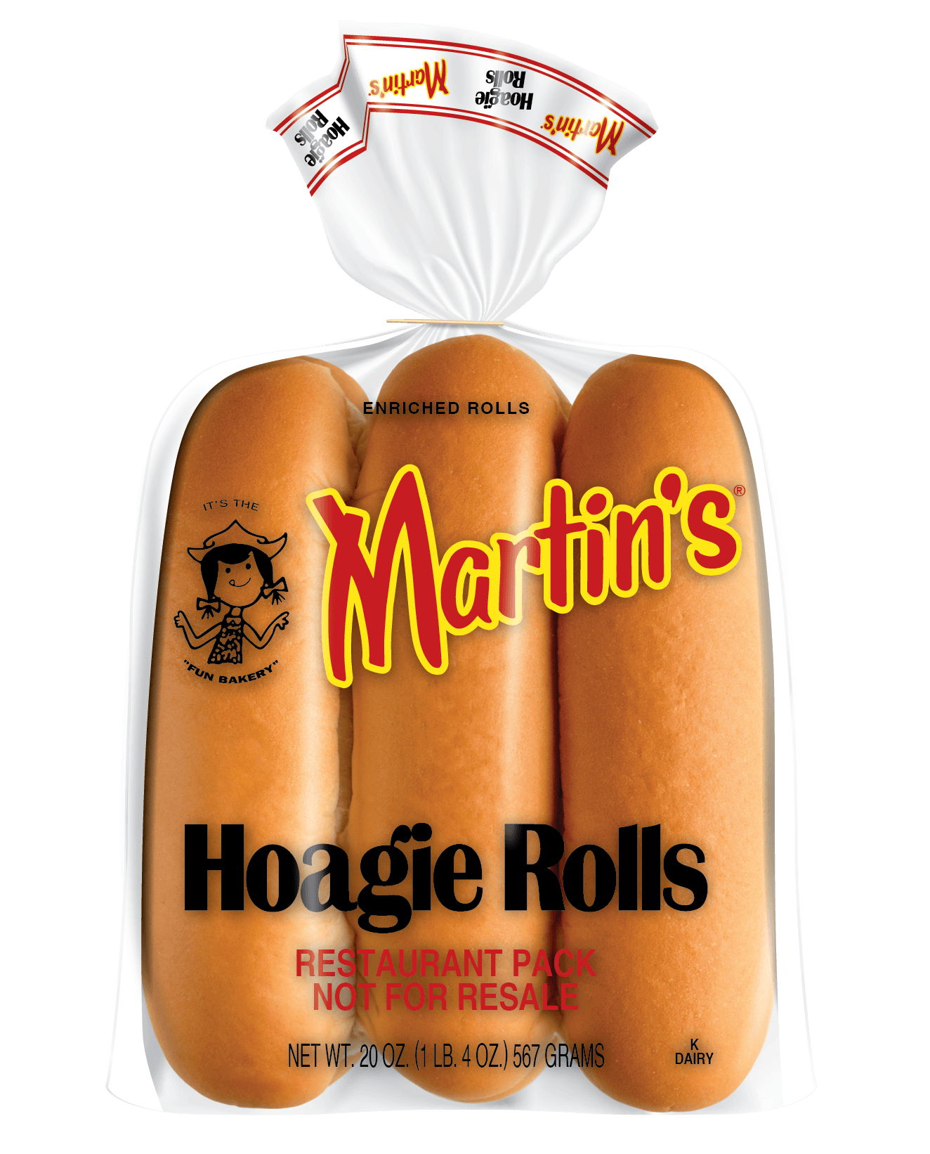Martin's Hoagie Rolls - Institutional