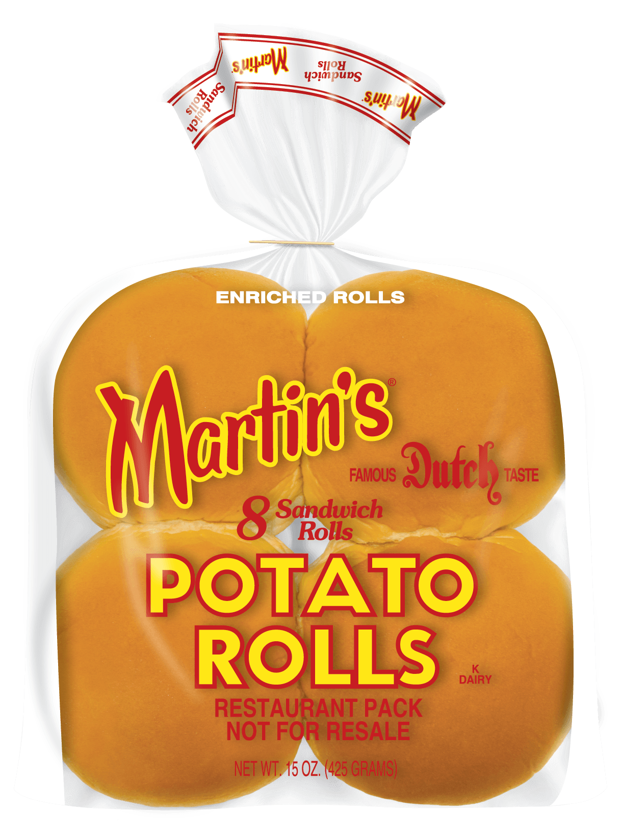 Martin's Sandwich Potato Rolls - Institutional
