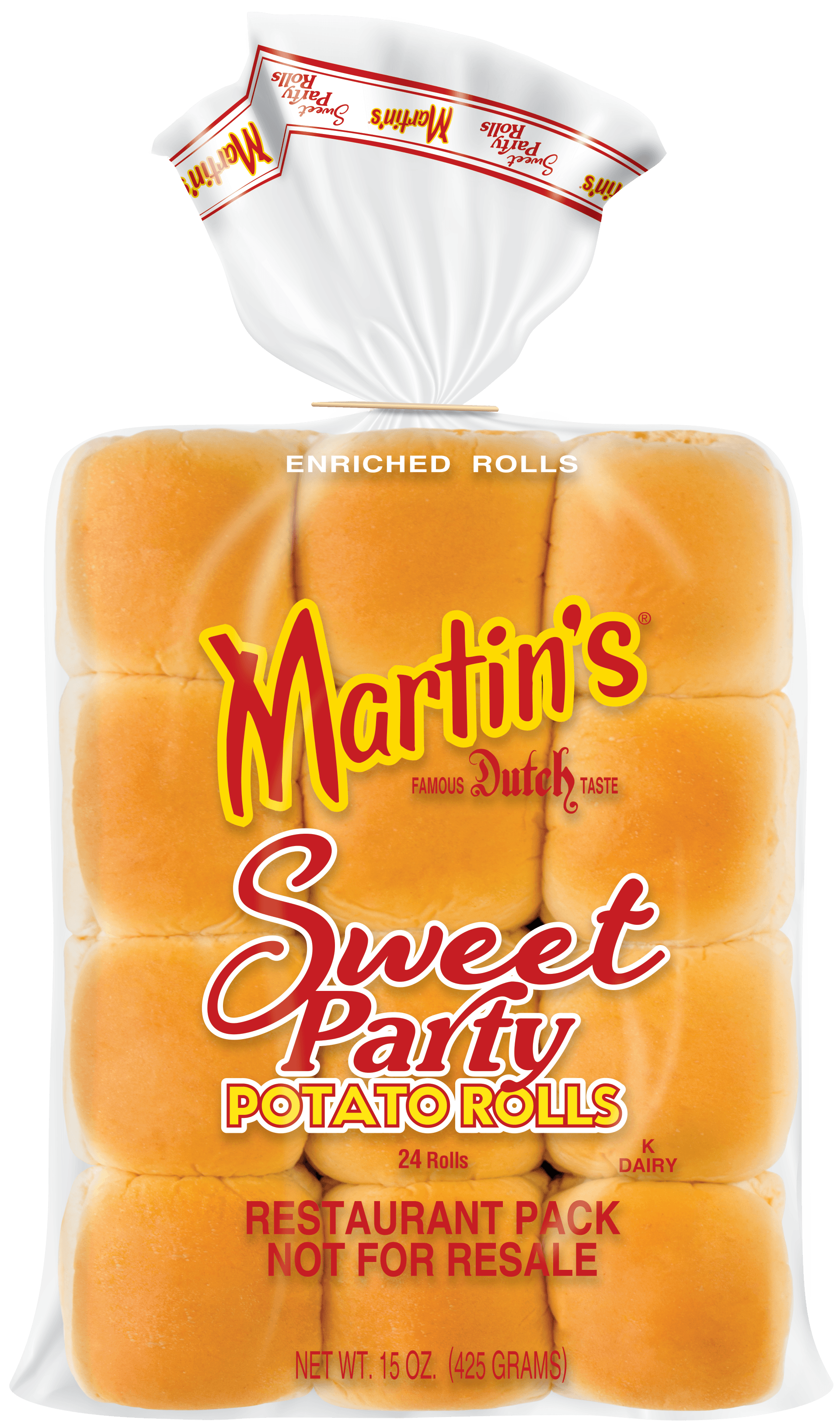 Martin's Sweet Party Potato Rolls - Institutional