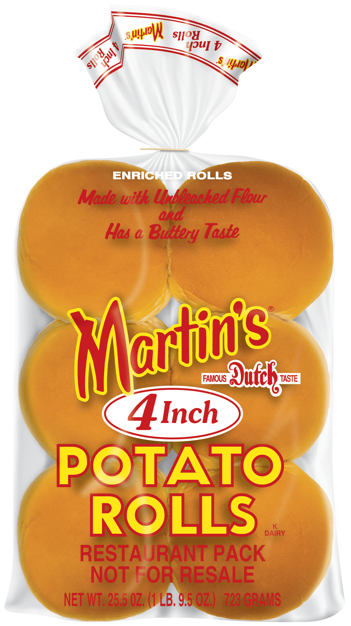 4 Inch Potato Rolls