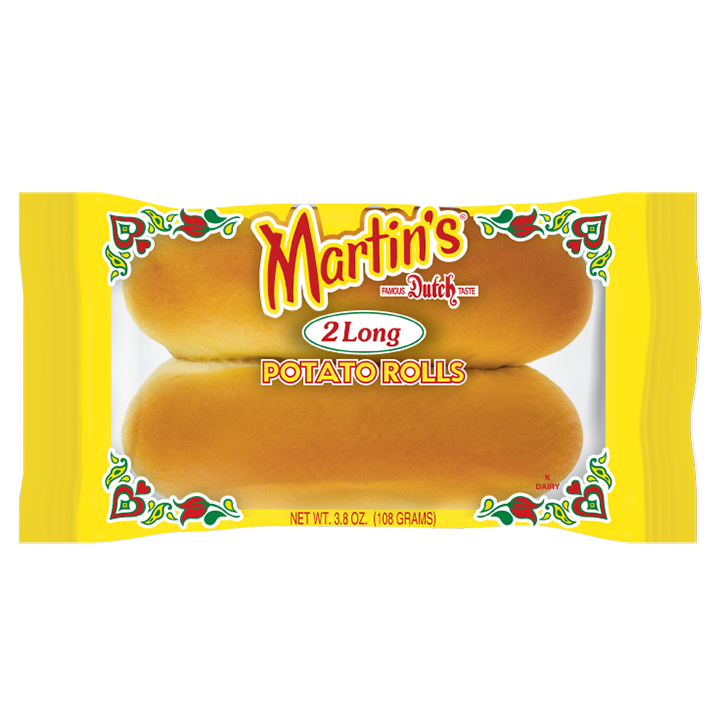2-Pack Long Potato Rolls