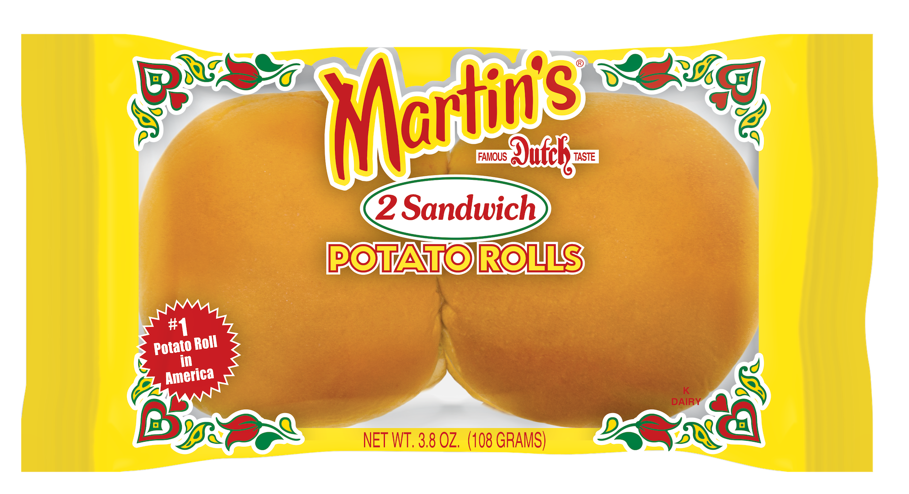 2-Pack Sandwich Potato Rolls
