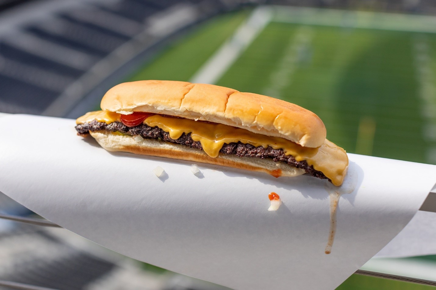 SoFi Stadium Cheeseburger Sub - timeout.com 