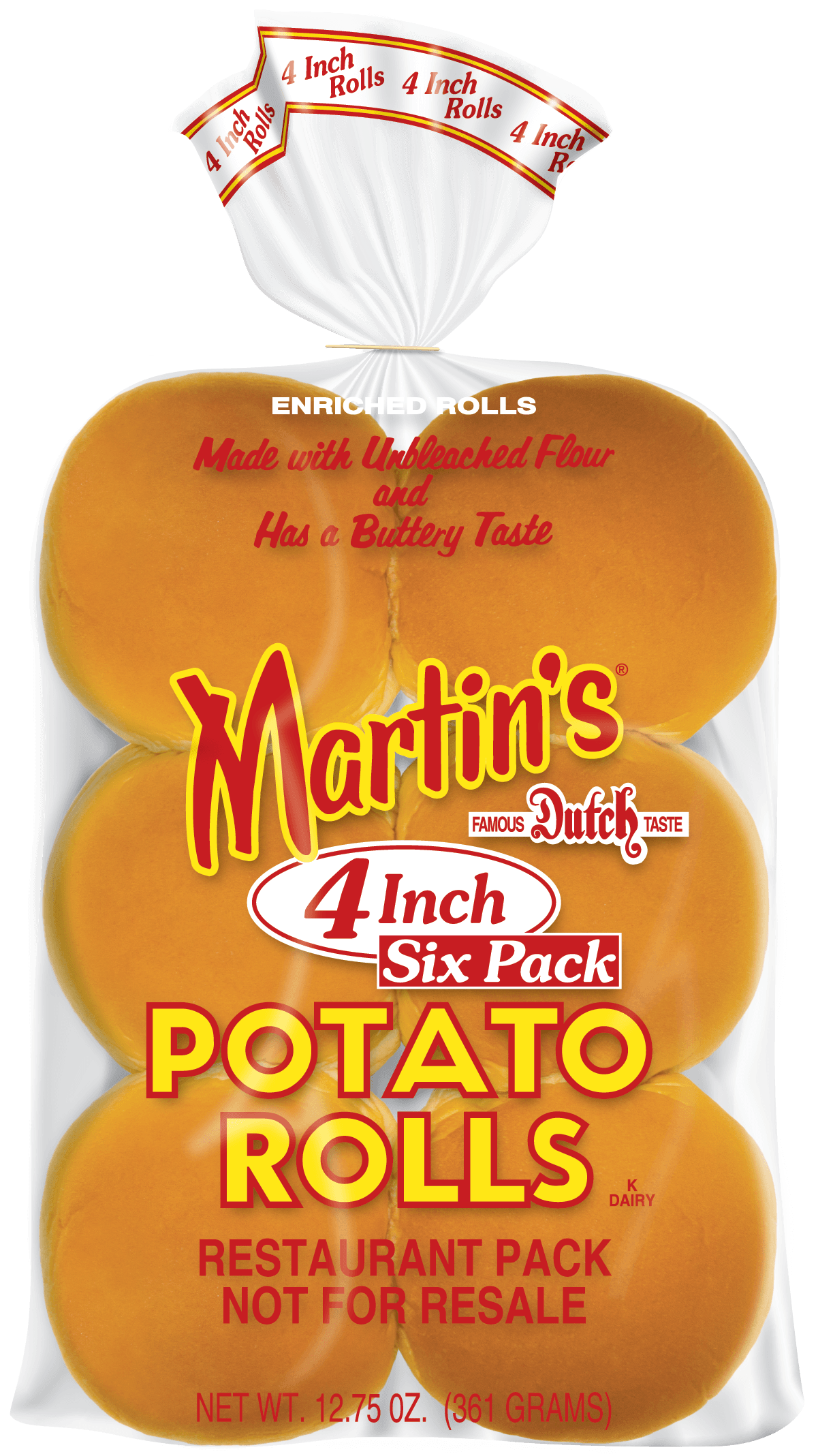 4 Inch Potato Rolls