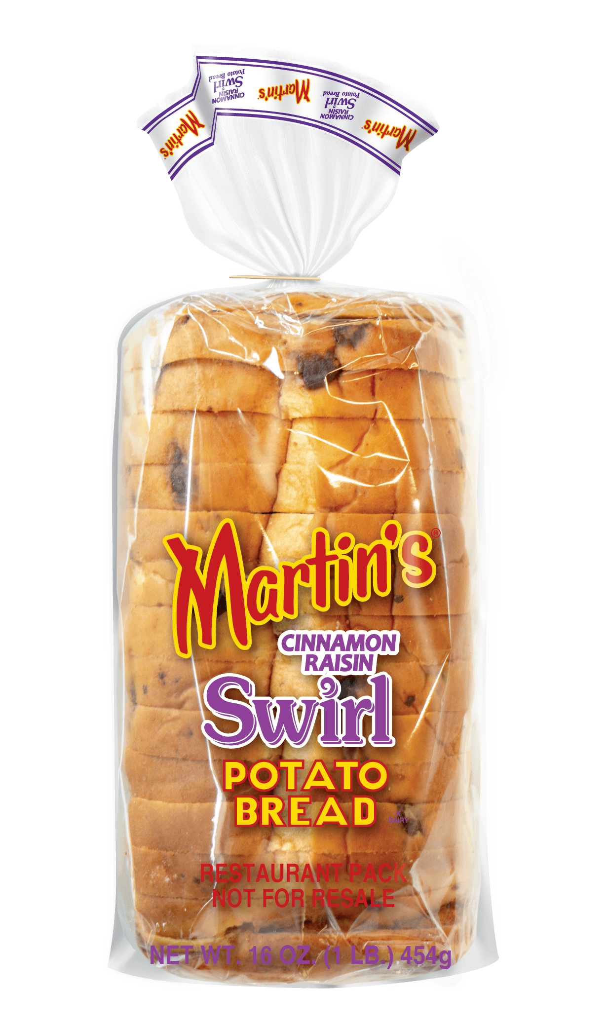 Cinnamon Raisin Swirl Potato Bread
