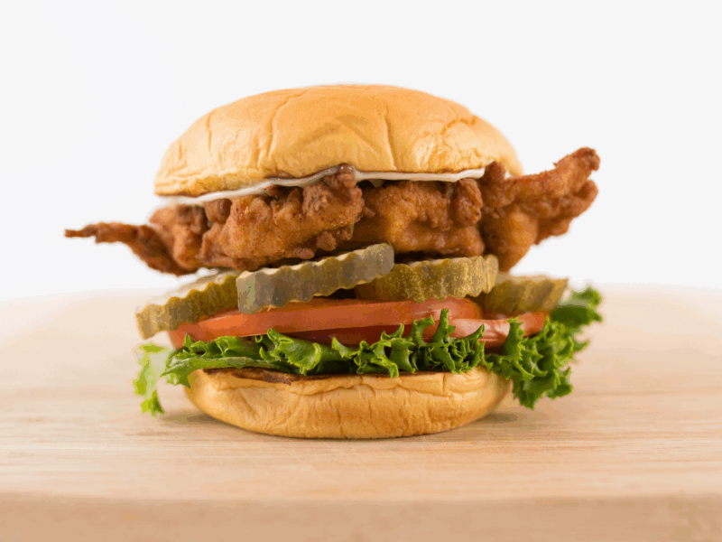 Super Chix Chicken Sandwich on Martin's 4-Inch Potato Rolls