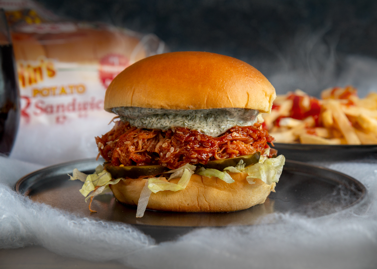 Gochujang Pulled Chicken Sandwich