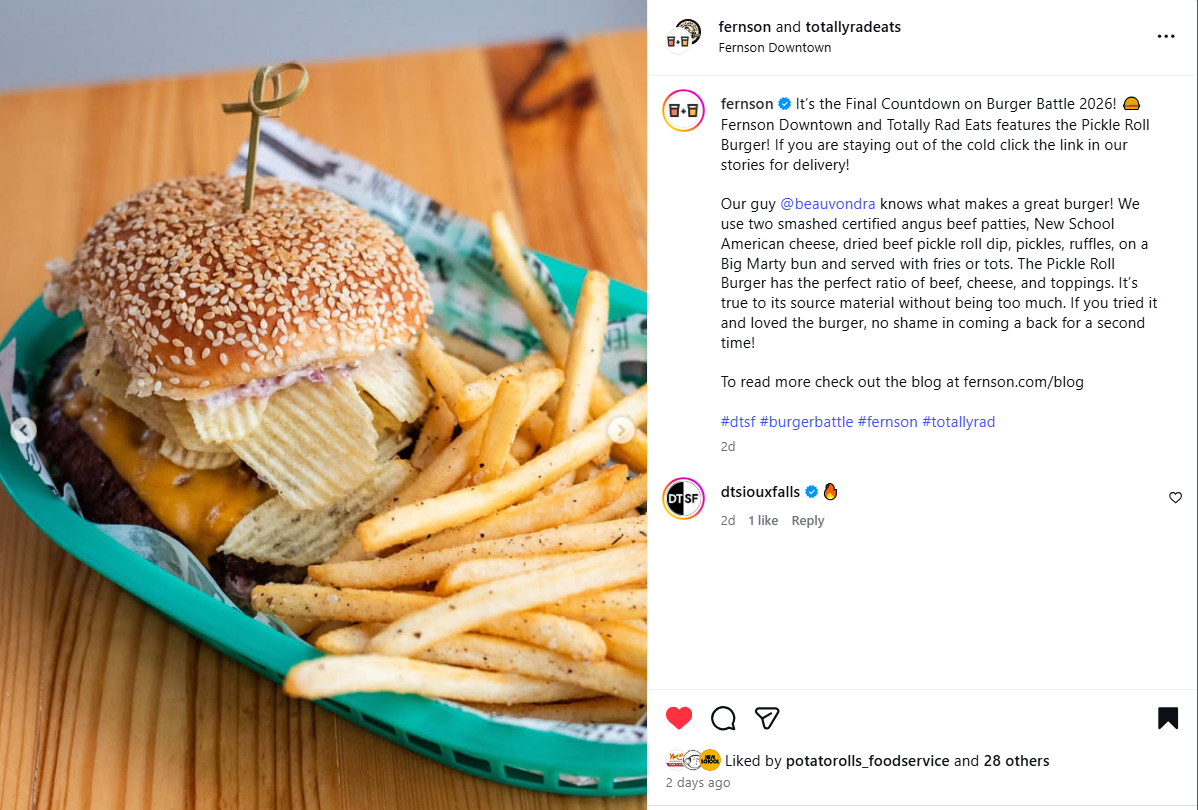 Fernson Instagram Post