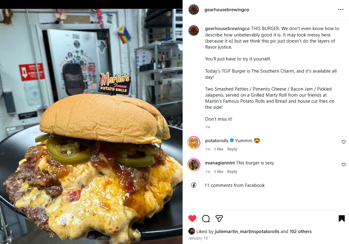 Gearhouse Brewing Instagram Post
