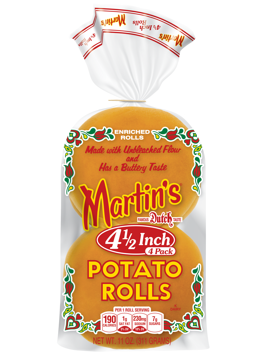 4 1/2 Inch Potato Rolls